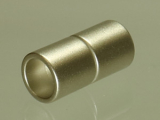 Super-Magnetverschluss Zylinder 21x8,5mm (innen 5mm), Farbe Platin matt